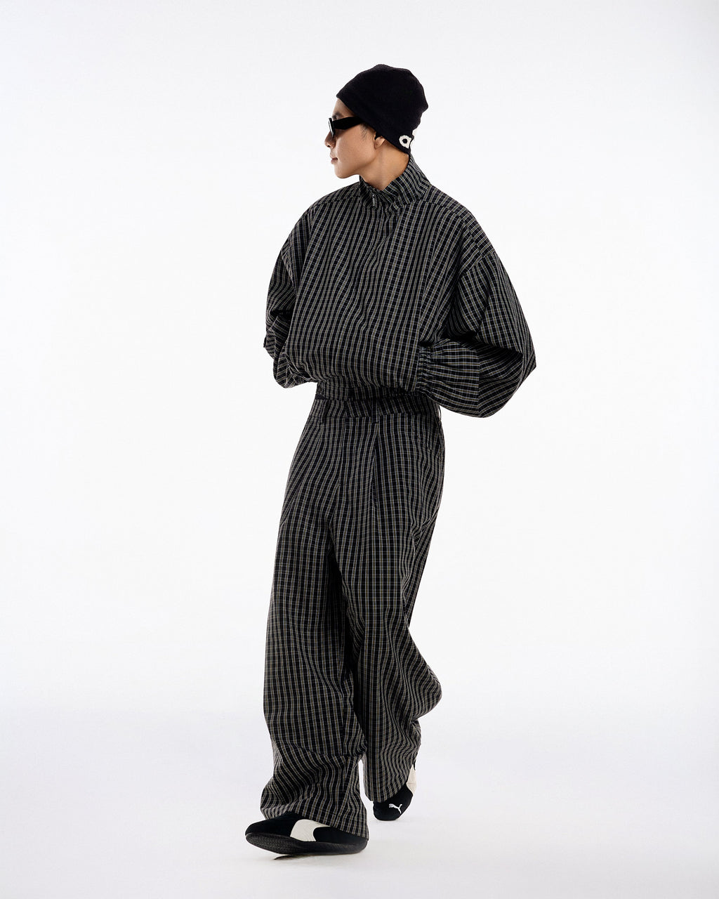 PUSH PUSH Gingham Uniform Set - Golden Noir