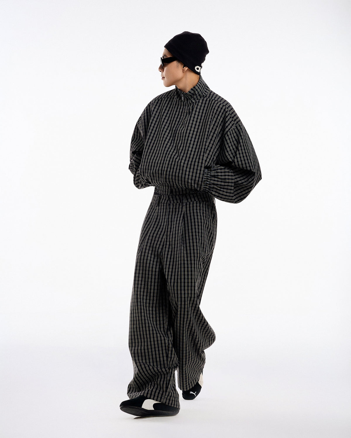 PUSH PUSH Gingham Uniform Set - Golden Noir