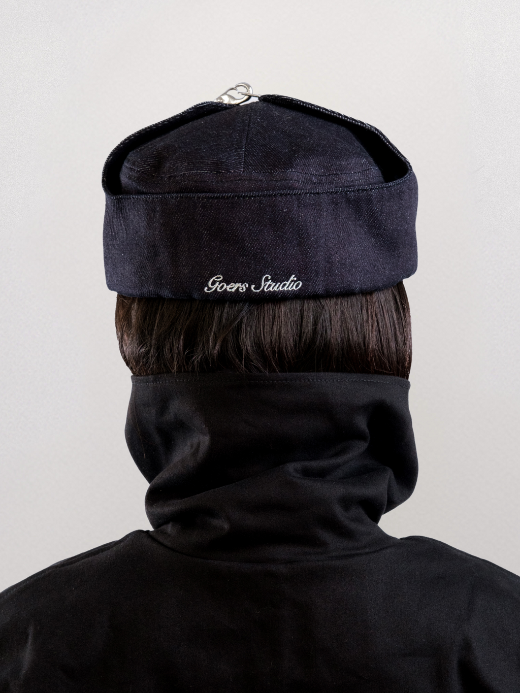 Goers Studio Bennett Denim Hat in Black