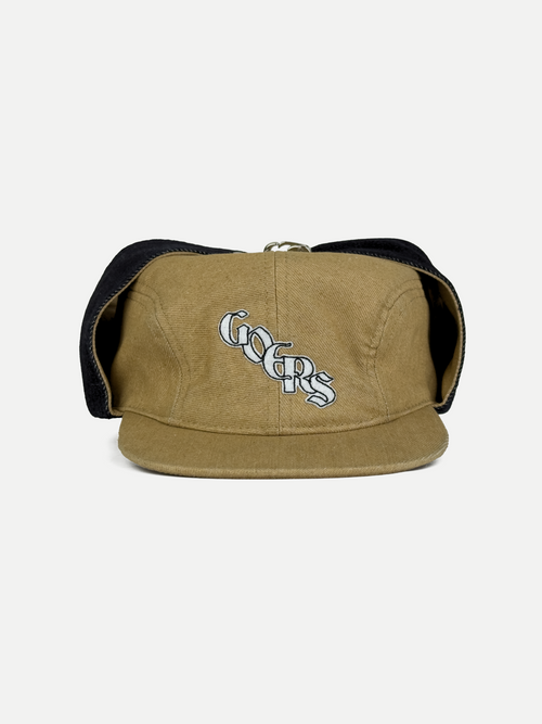 Goers Studio Bennett Denim Hat in Beige & Black