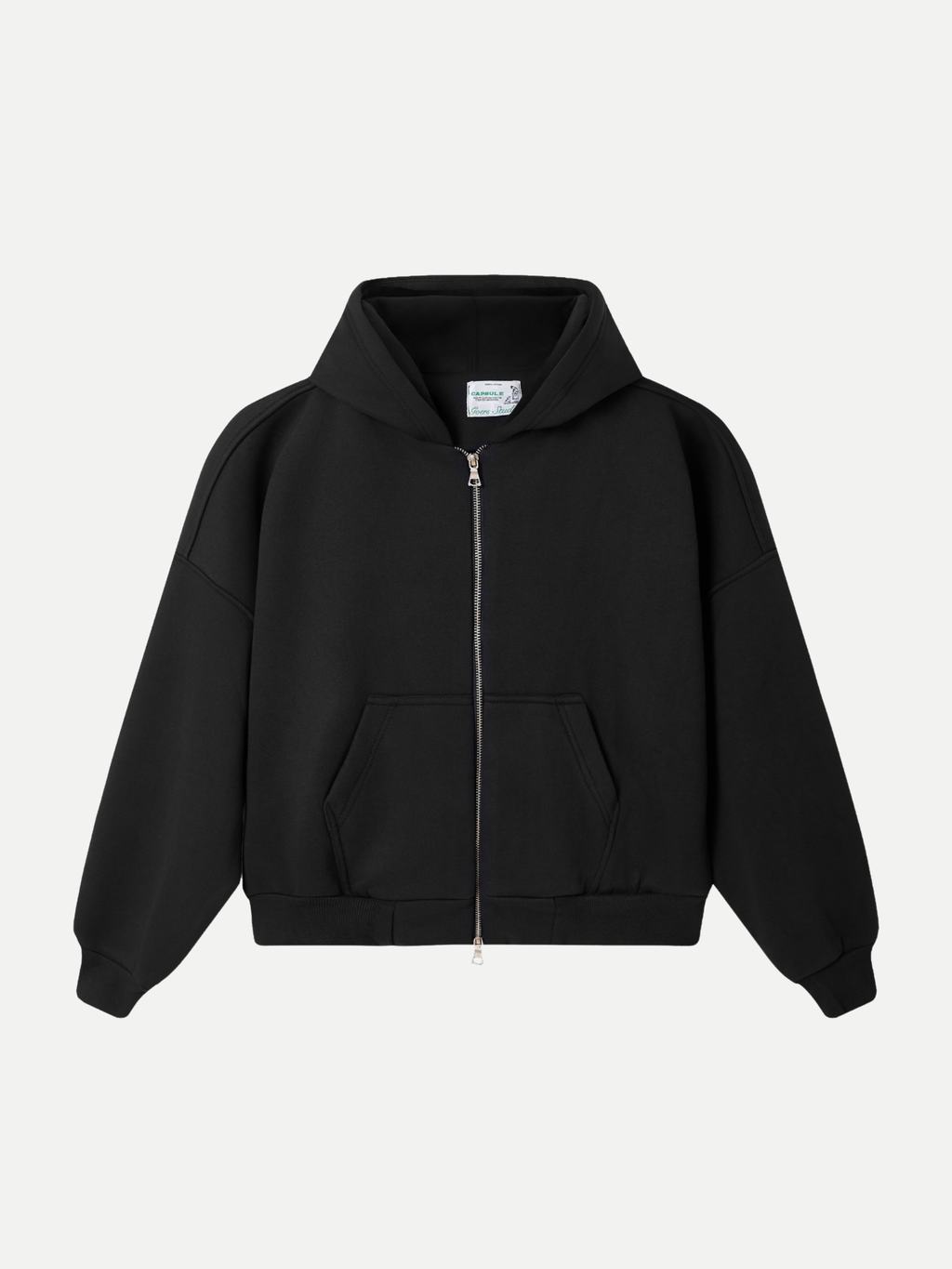 Goers Studio Capsule Double-Zipped Hoodie in Black