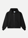 Goers Studio Capsule Double-Zipped Hoodie in Black