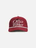 Goers Studio Office Worker Snapback in Dark Red