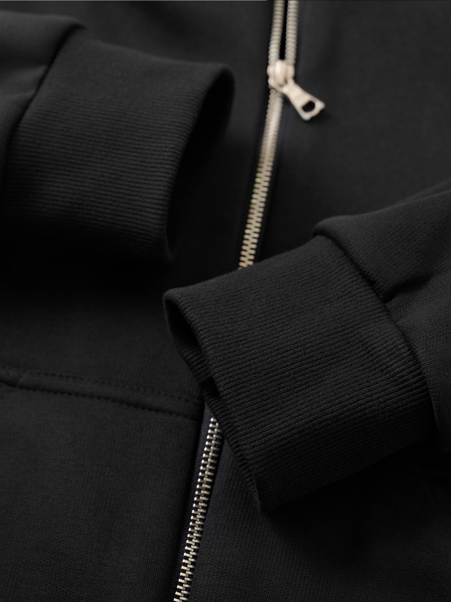 Goers Studio Capsule Double-Zipped Hoodie in Black
