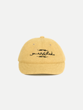 Goers Studio Flower Short Brim cap in Mustard