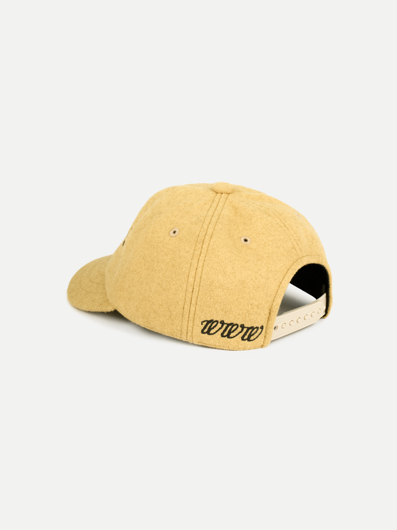 Goers Studio Flower Short Brim cap in Mustard