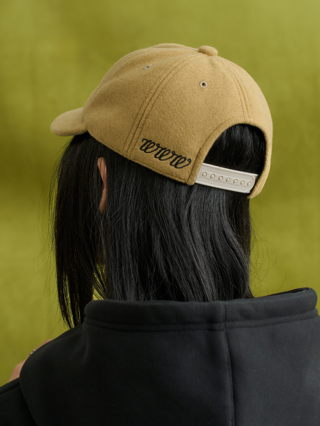 Goers Studio Flower Short Brim cap in Mustard