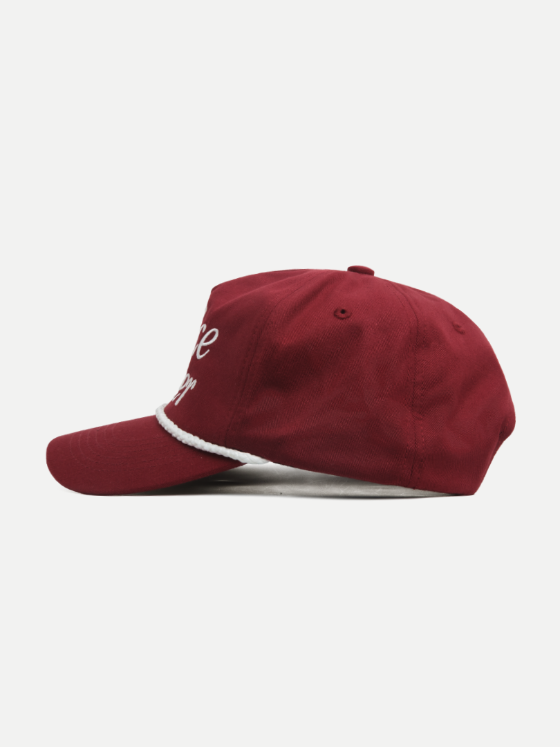 Goers Studio Office Worker Snapback in Dark Red