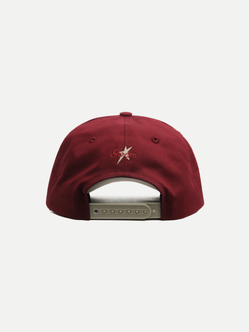 Goers Studio Office Worker Snapback in Dark Red