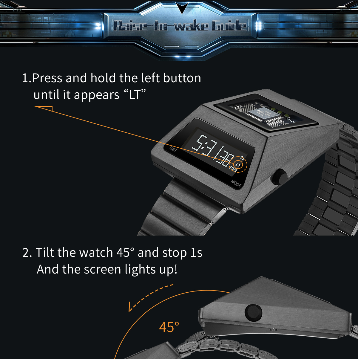 Benlydesign "CYBER WATCH" S3000-C