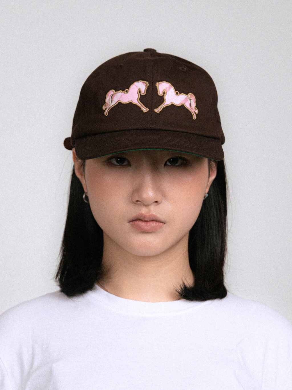 Goers Studio Horse Snapback in Brown