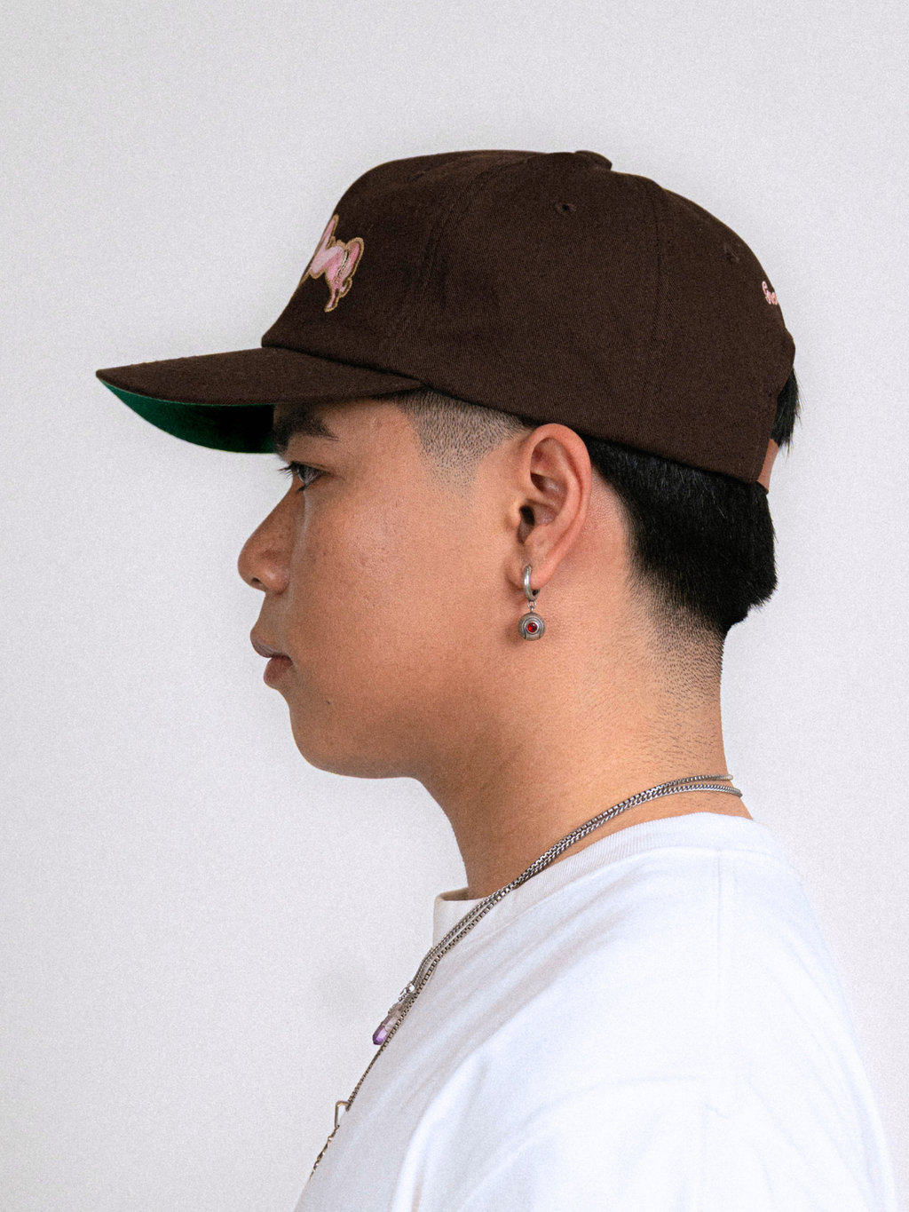 Goers Studio Horse Snapback in Brown