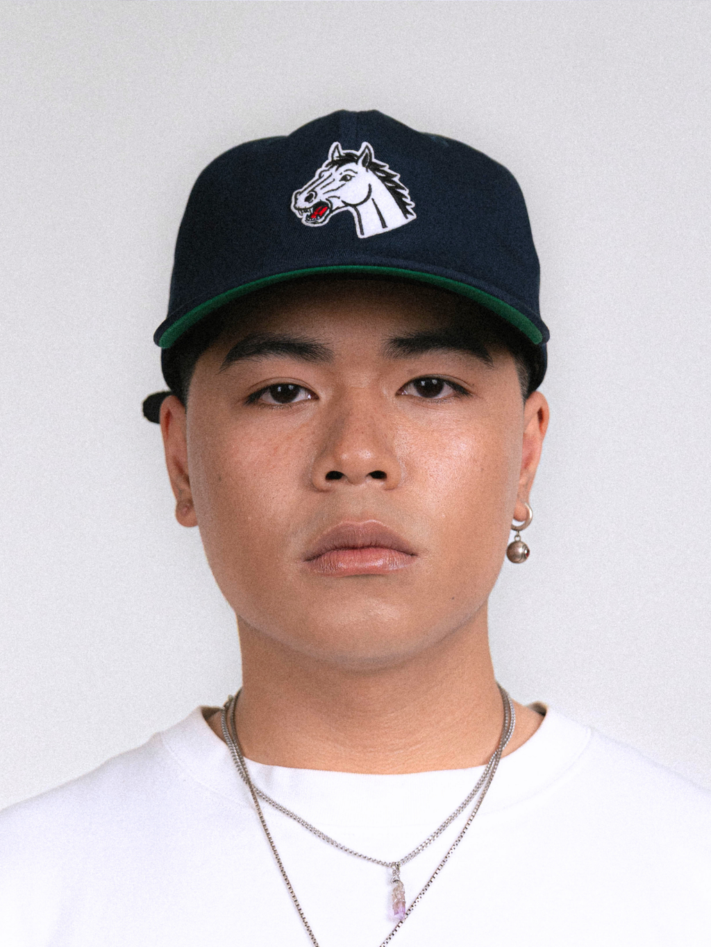 Goers Studio Horse Snapback in Navy