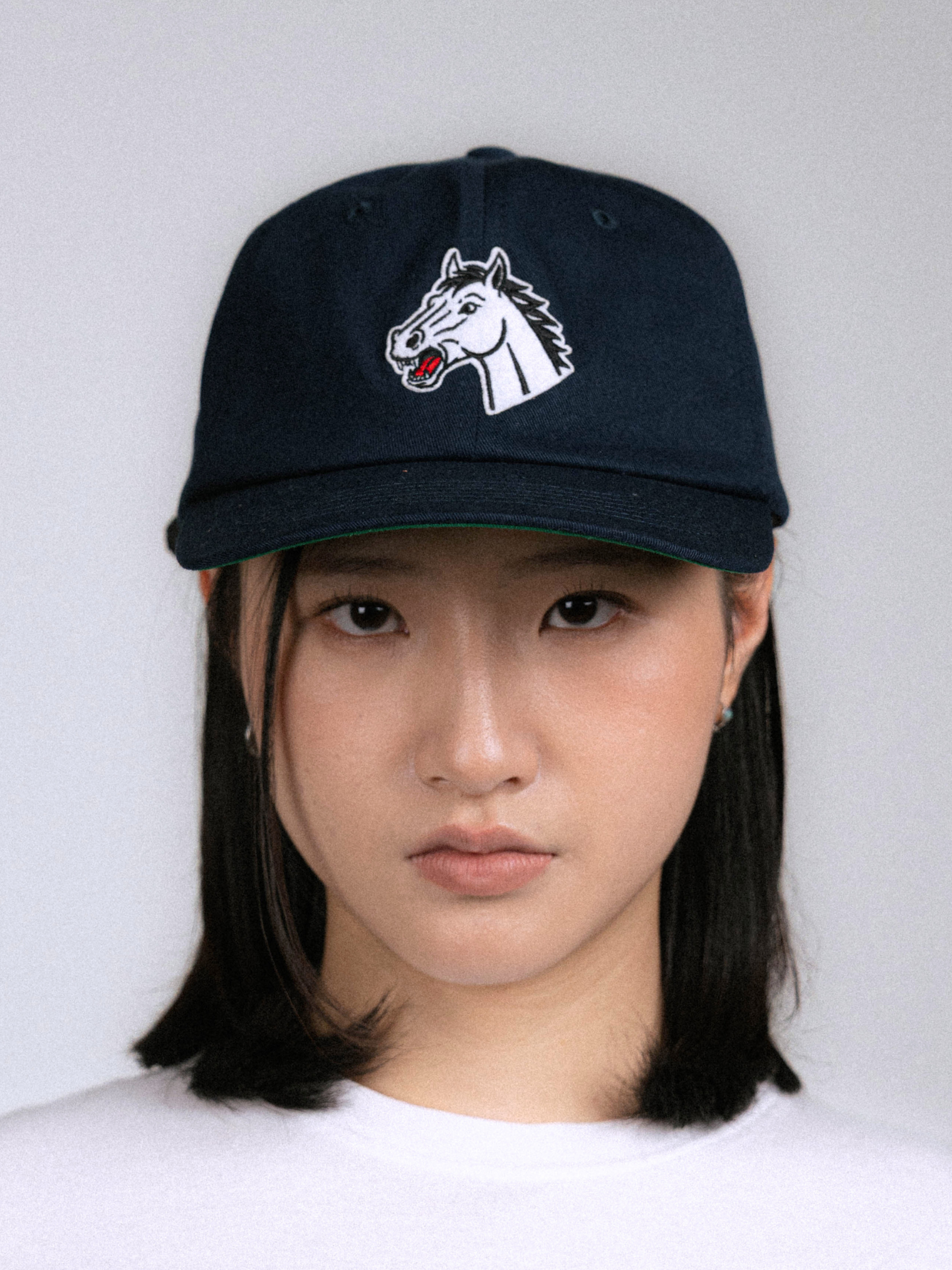 Goers Studio Horse Snapback in Navy