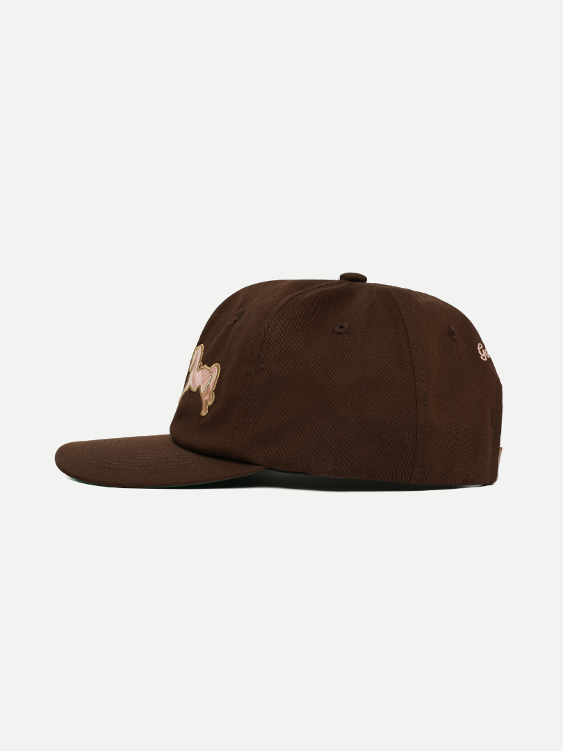 Goers Studio Horse Snapback in Brown