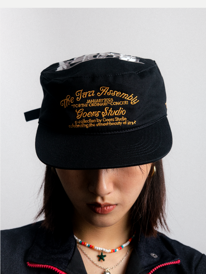 Goers Studio Unforgettable Painters Cap in Black