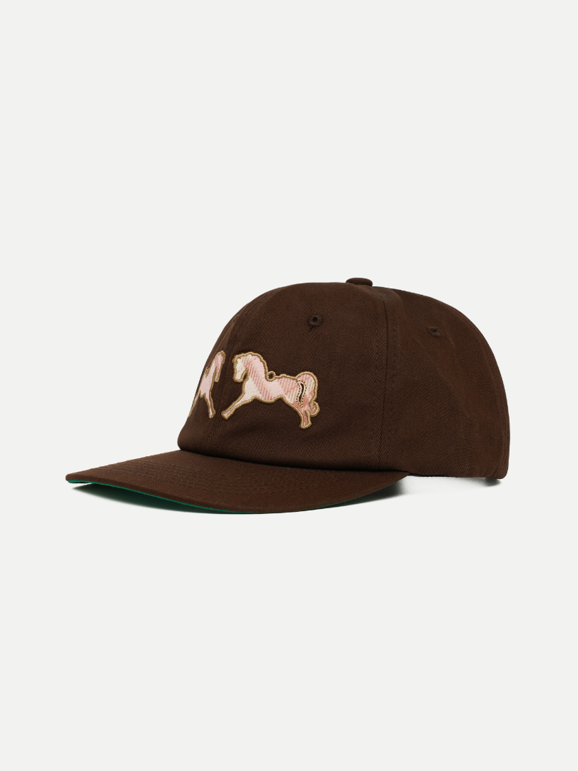 Goers Studio Horse Snapback in Brown