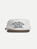 Goers Studio Unforgettable Painters Cap in Off-white & Brown
