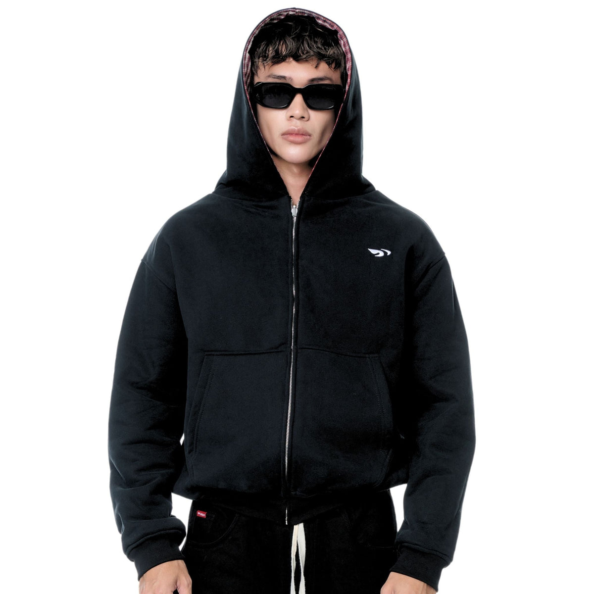 PUSH PUSH PP FLIPSIDE ZIP HOODIE