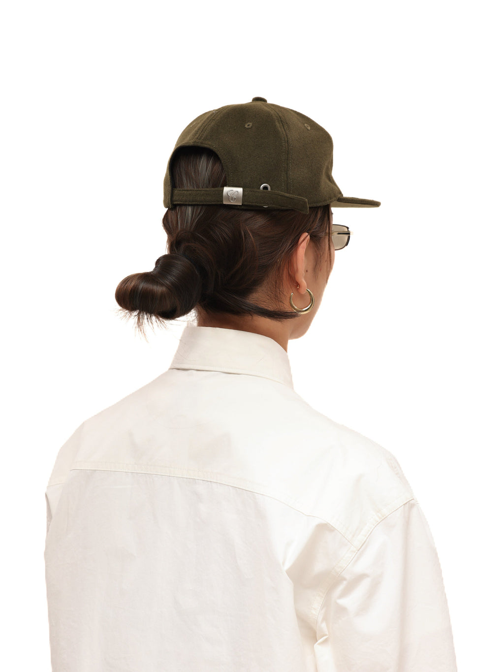6CRAYON Autumn-Winter Classic Embroidered Wool Blend Six-Panel Baseball Cap