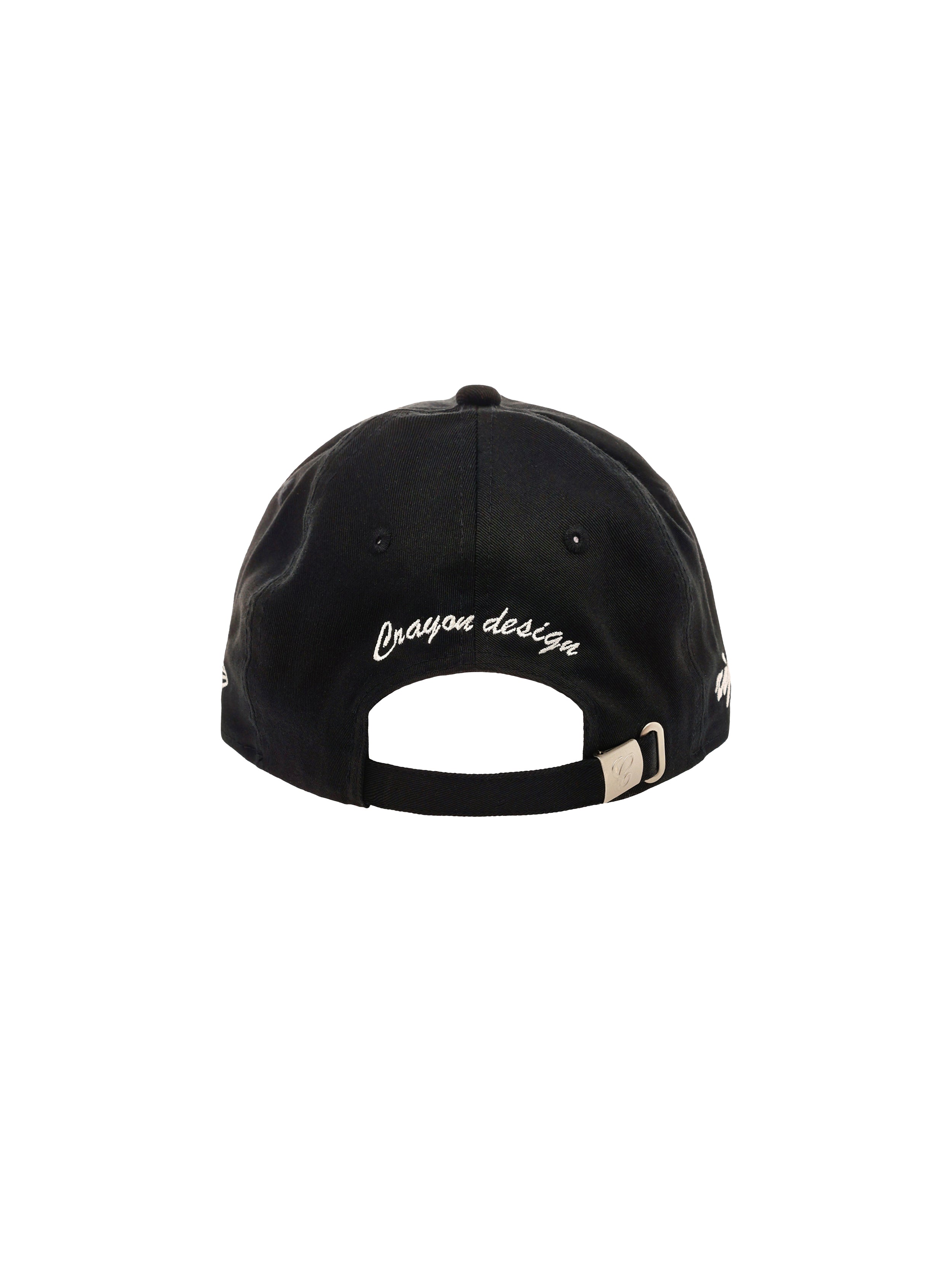 6CRAYON × NEW ERA 9FIFTY (ZIPPER Exclusive for Select Stores) Black Adjustable Baseball Cap RC950