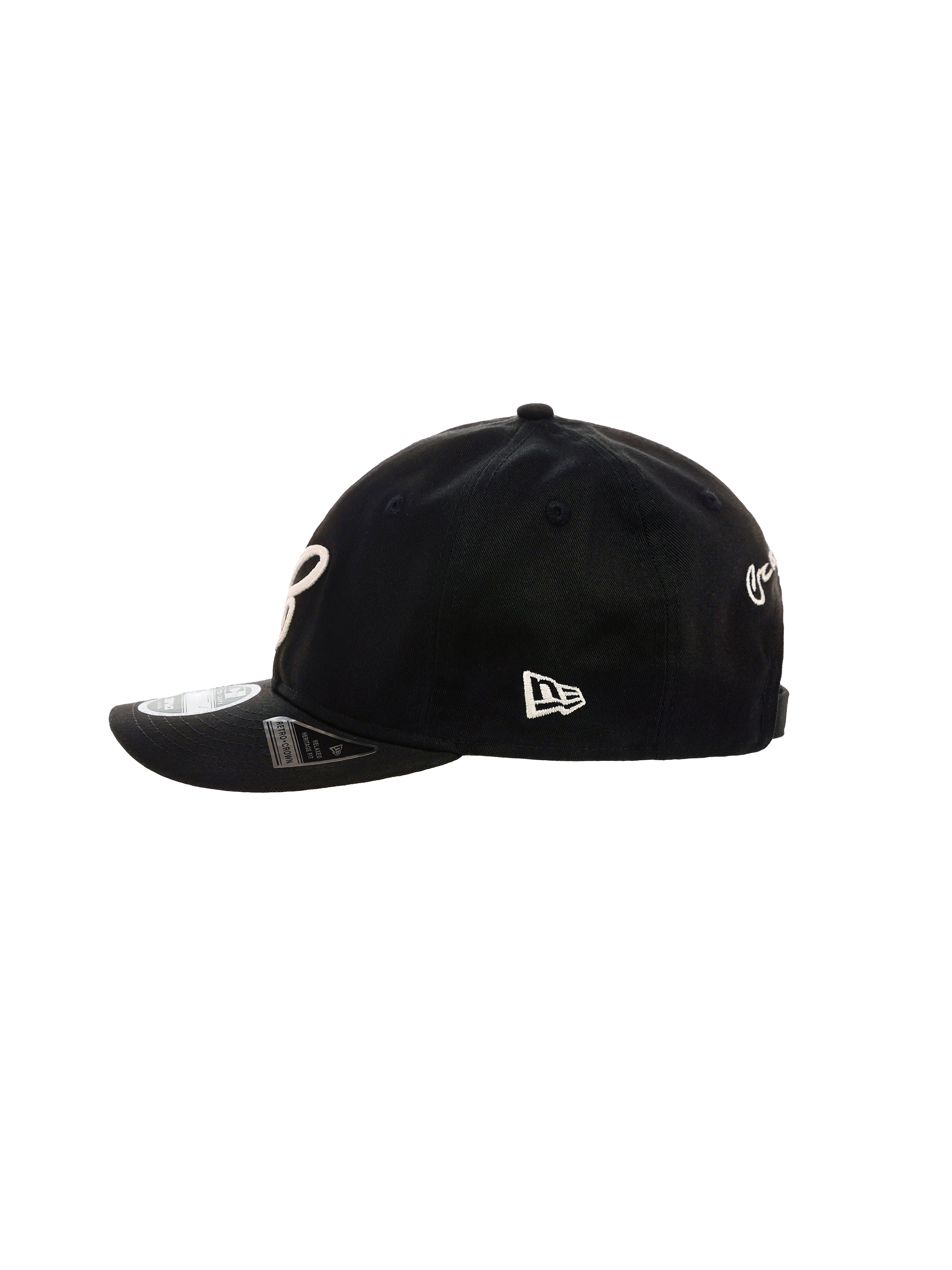 6CRAYON × NEW ERA 9FIFTY (ZIPPER Exclusive for Select Stores) Black Adjustable Baseball Cap RC950