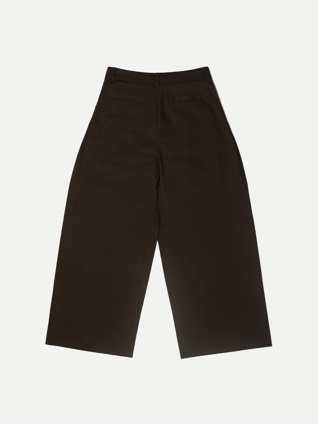 Goers Studio Double Pleated Trousers in Coffee Brown
