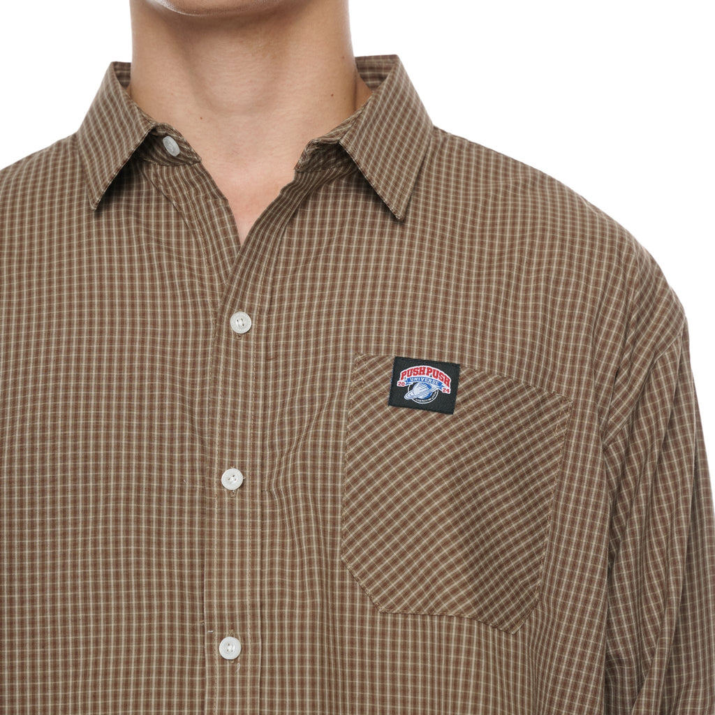PUSH PUSH Gingham Oversize Shirt