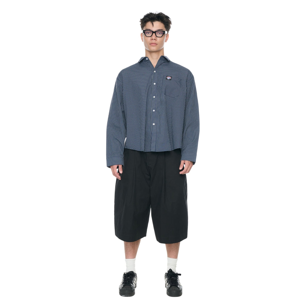 PUSH PUSH Gingham Oversize Shirt