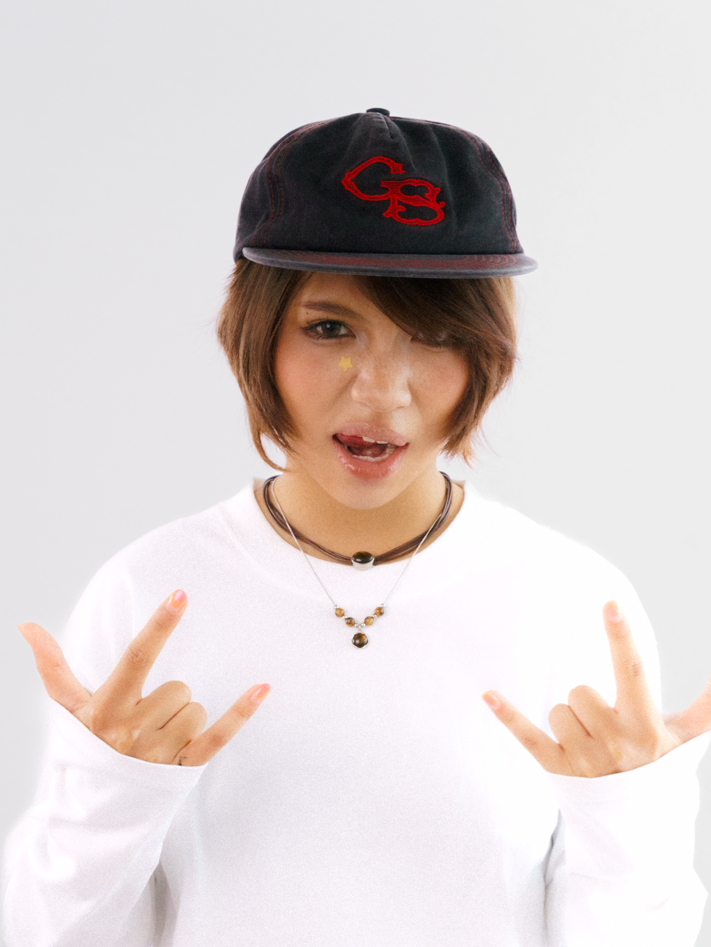 Goers Studio Signature Cap in Washed Black