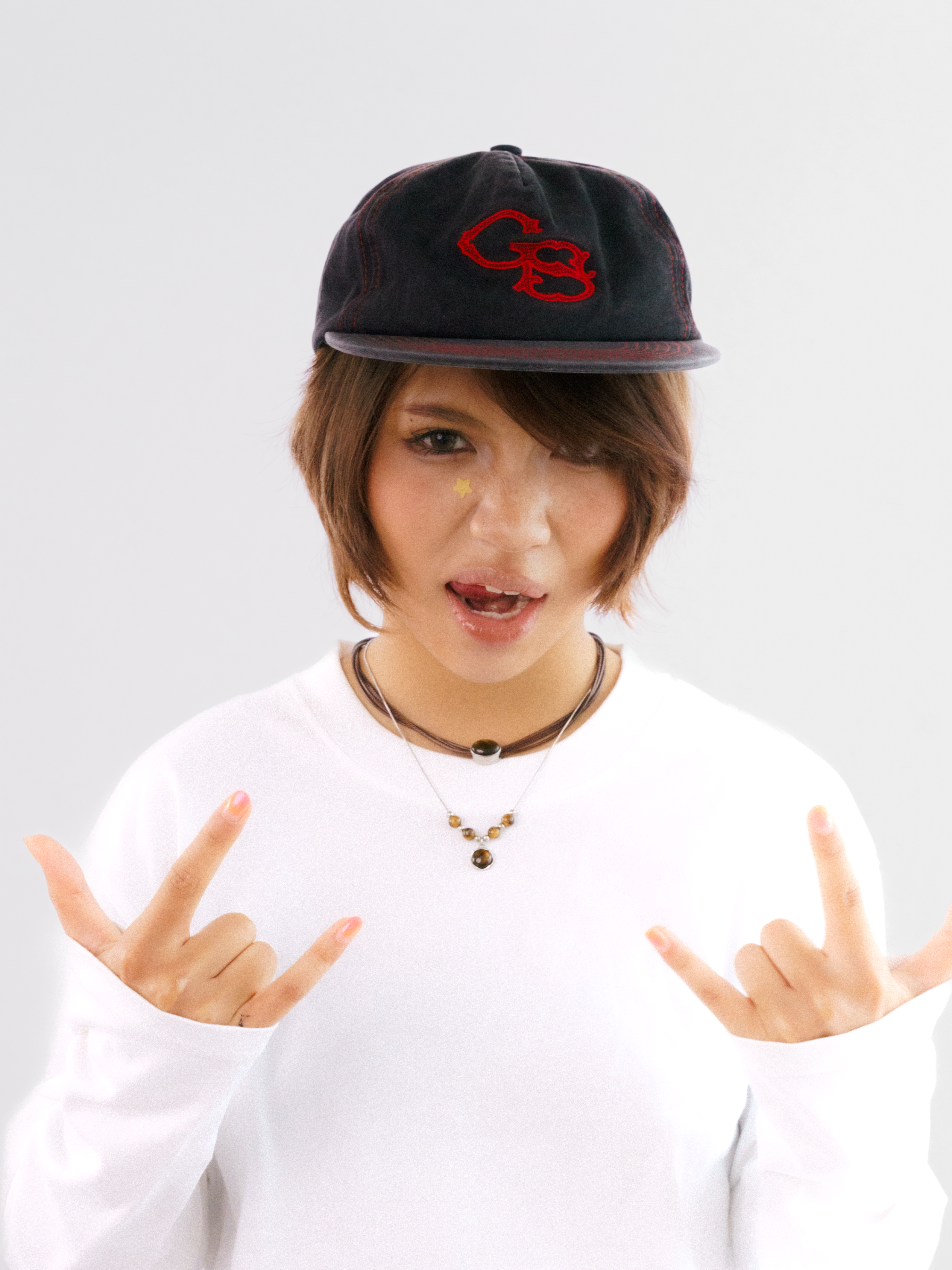 Goers Studio Signature Cap in Washed Black