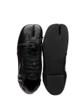 6CRAYON Thin-Sole TABI Sneakers in Waxed Top-Grain Soft Cowhide