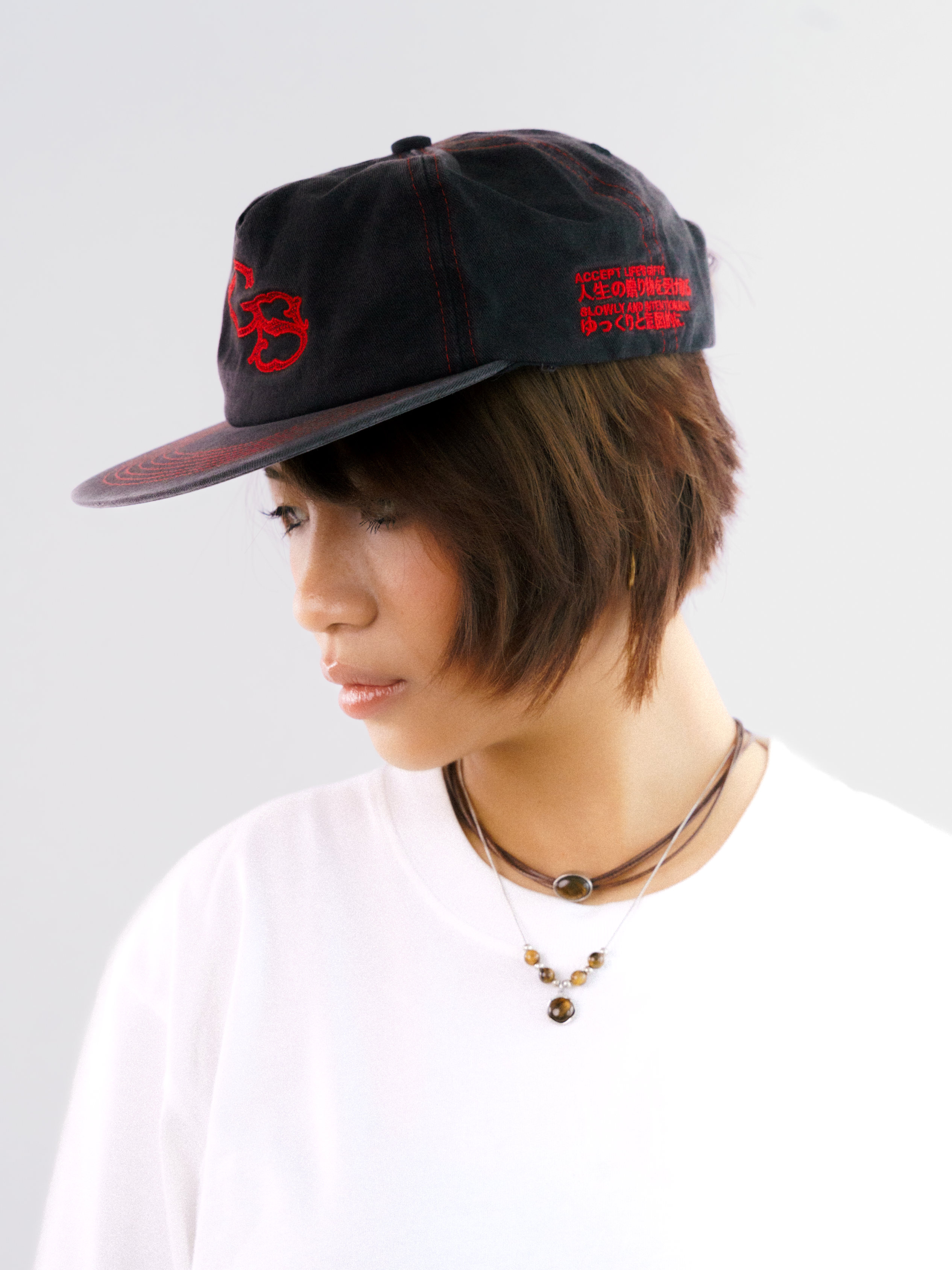 Goers Studio Signature Cap in Washed Black