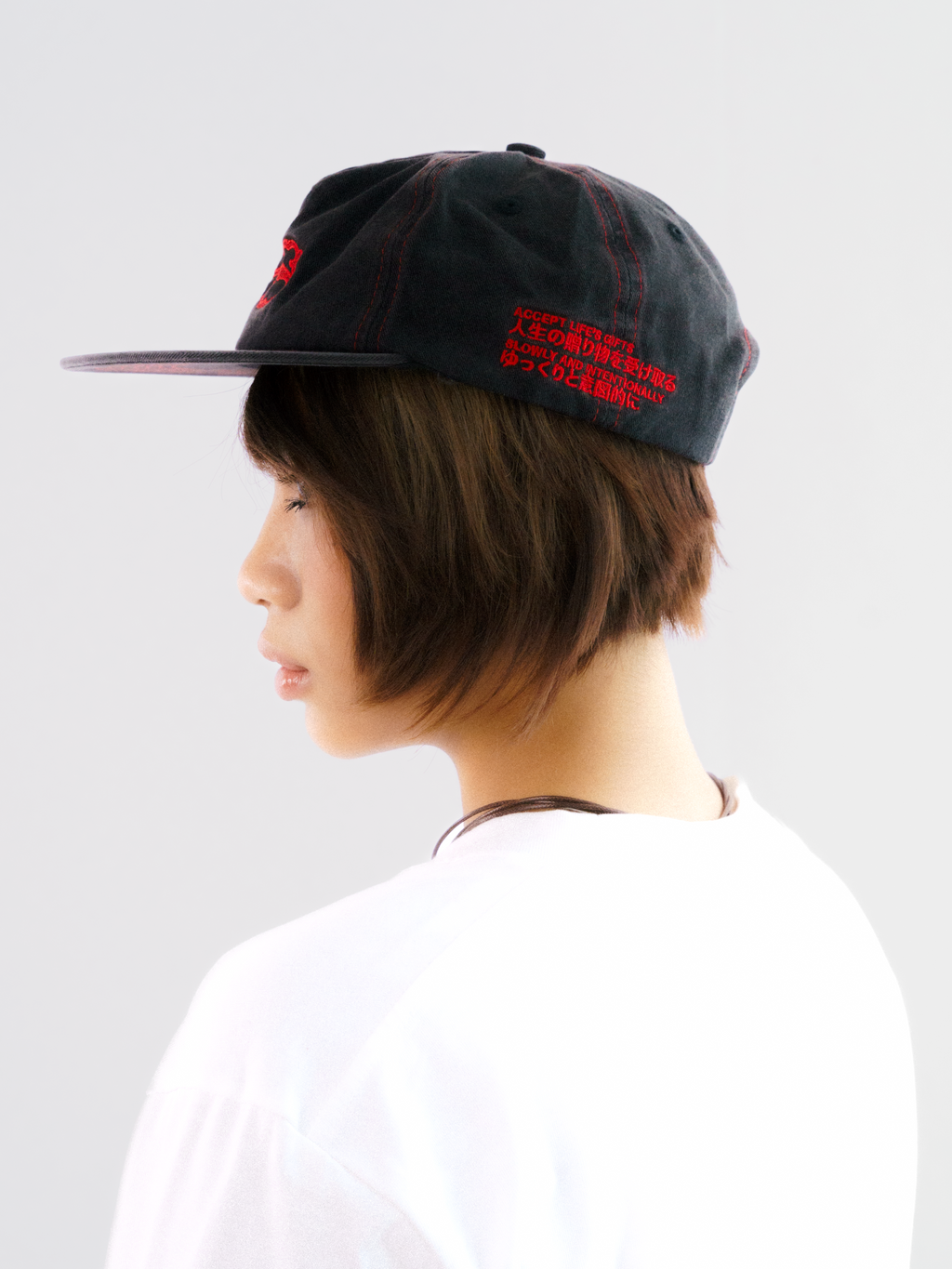 Goers Studio Signature Cap in Washed Black
