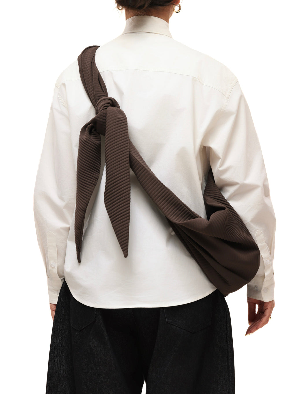 6CRAYON Pleated Adjustable Multi-Function Hobo Bag