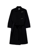 6CRAYON Quilted Knee-Length Lobster-Clasp Structured Overcoat