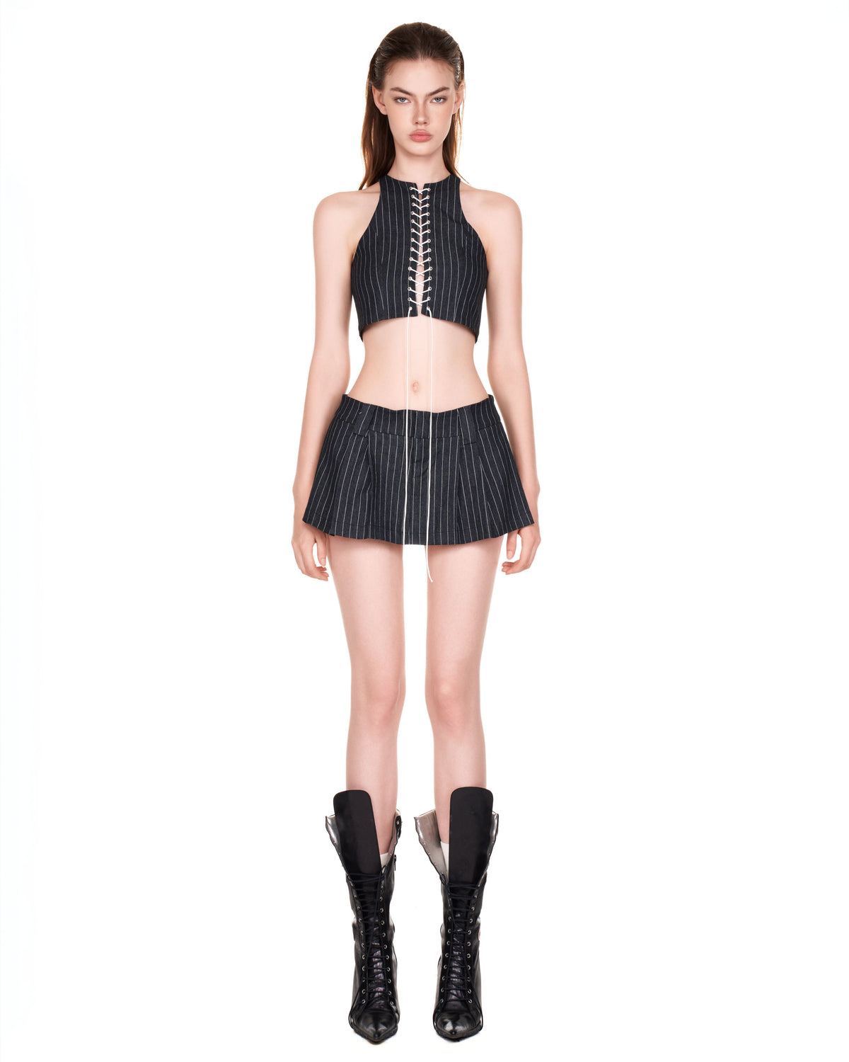 PUSH PUSH PUSHIE STRIPED CORSET
