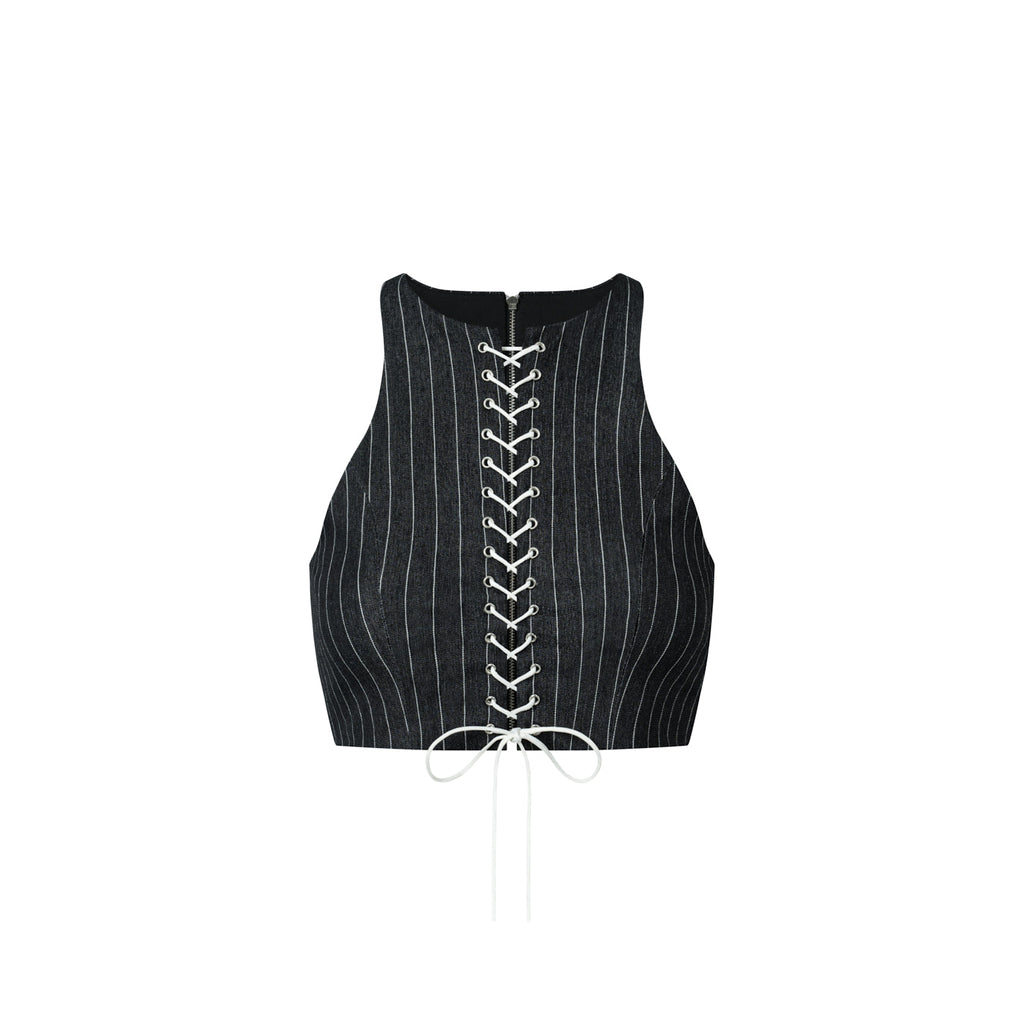PUSH PUSH PUSHIE STRIPED CORSET