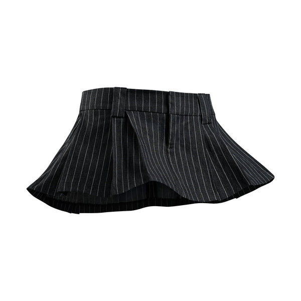PUSH PUSH PUSHIE STRIPED MINI SKIRT