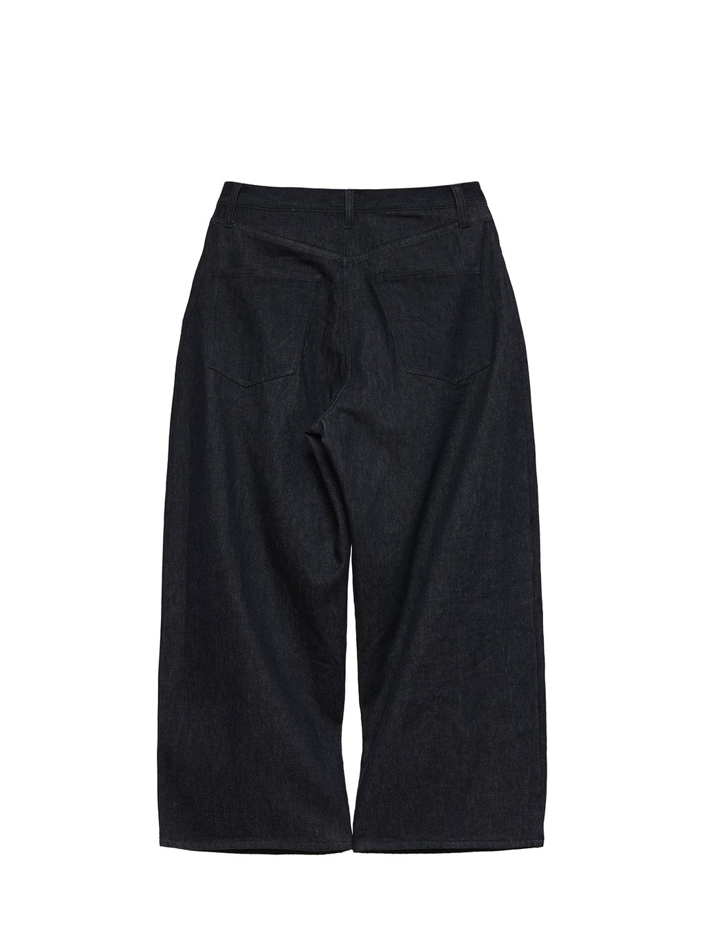 6CRAYON 11.3oz Indigo Blue Non-Fade Wide-Leg Baggy Denim Pants