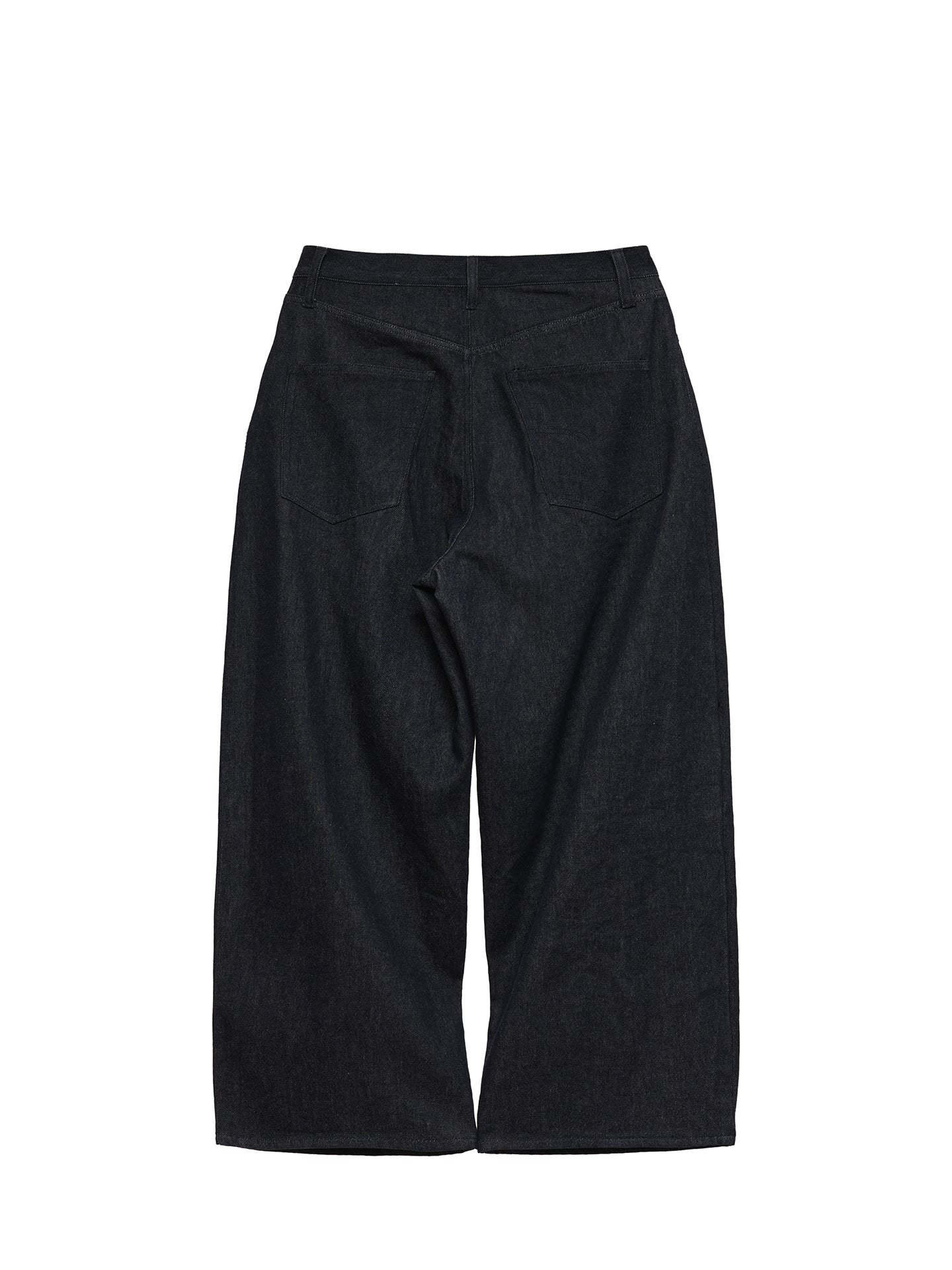 6CRAYON 11.3oz Indigo Blue Non-Fade Wide-Leg Baggy Denim Pants