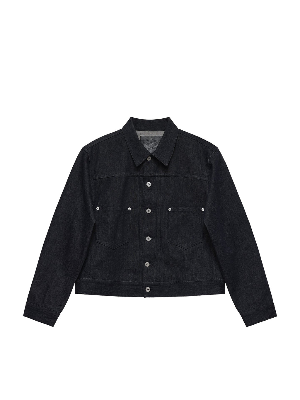 6CRAYON 11.3oz Indigo Blue Non-Fade Short Denim Jacket