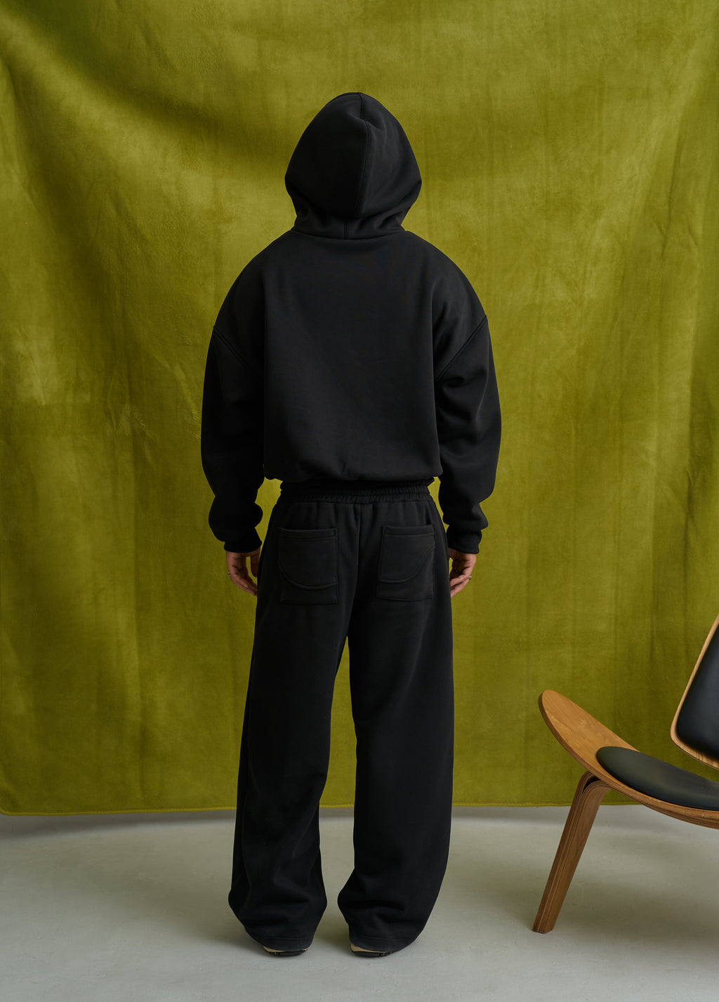 Goers Studio Capsule Double-Zipped Hoodie in Black
