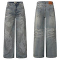 DND4DES 28K Crystal-Studded Dual-Wash A-Line Denim (Blue)