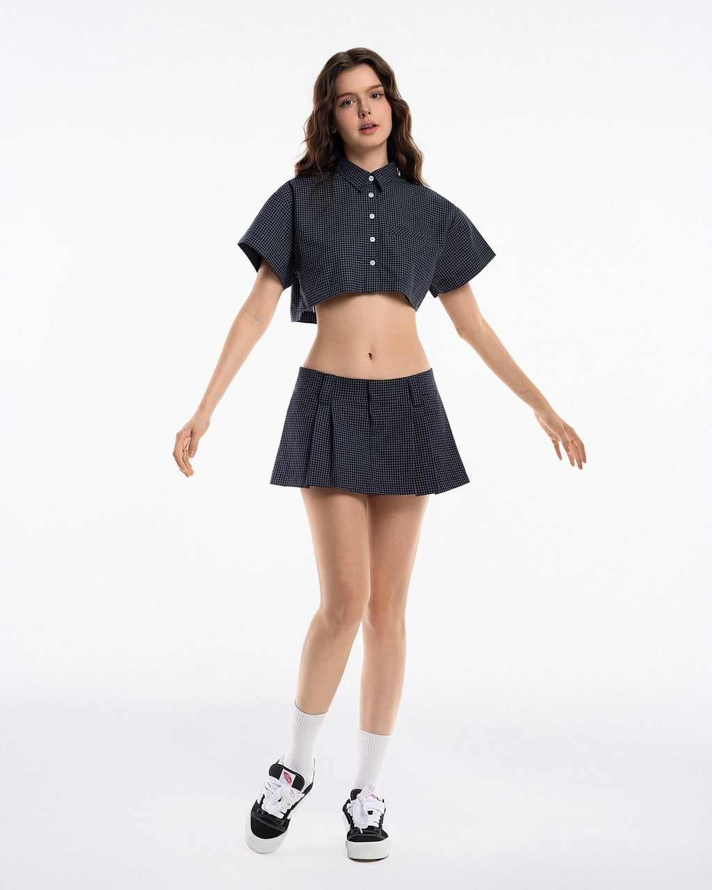 PUSH PUSH Gingham Mini Skirt