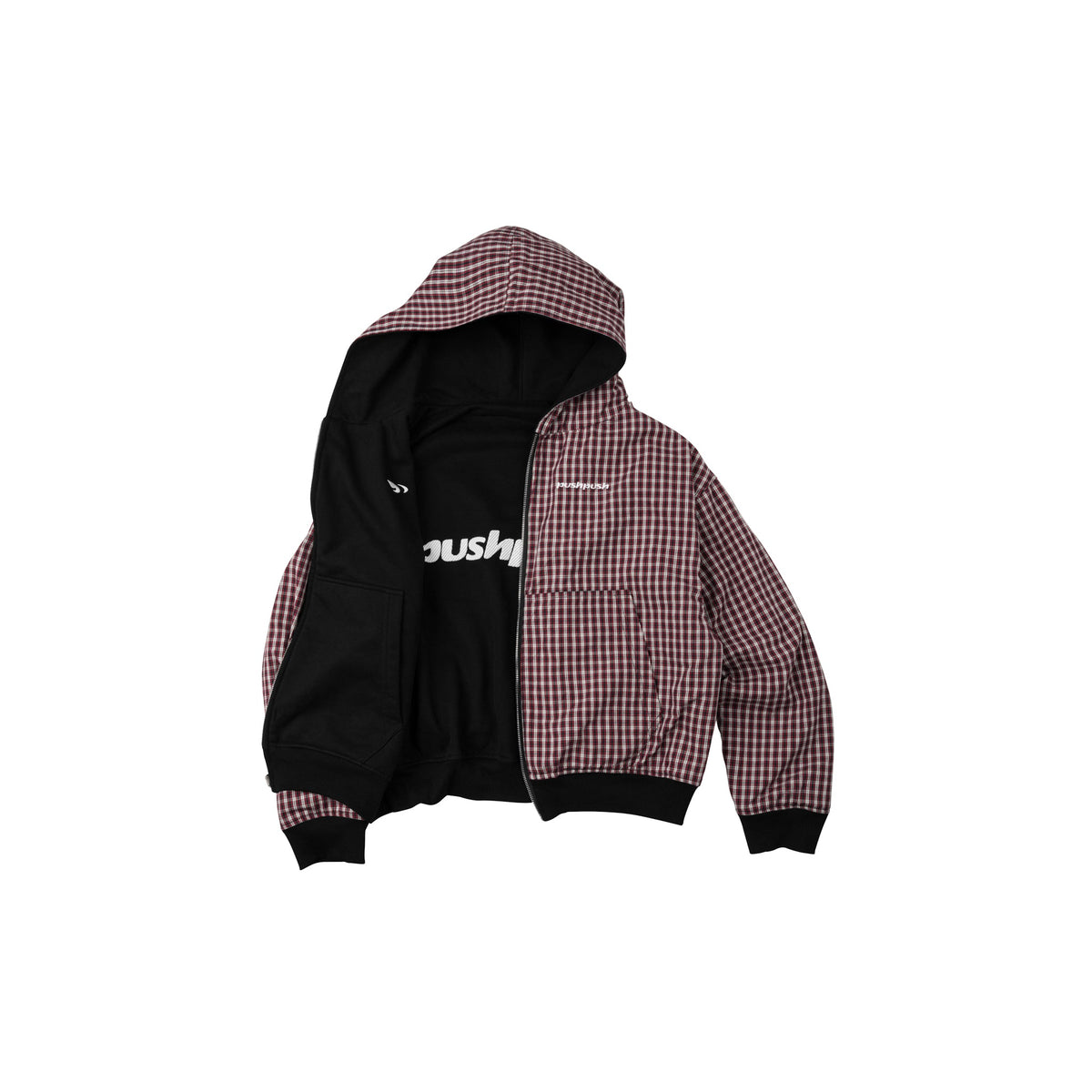 PUSH PUSH PP FLIPSIDE ZIP HOODIE