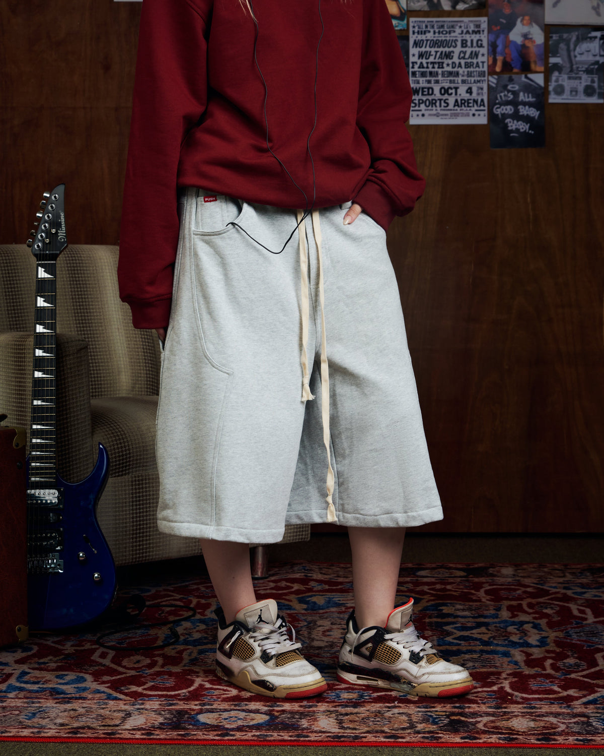 PUSH PUSH PP NIFTY SWEATSHORTS