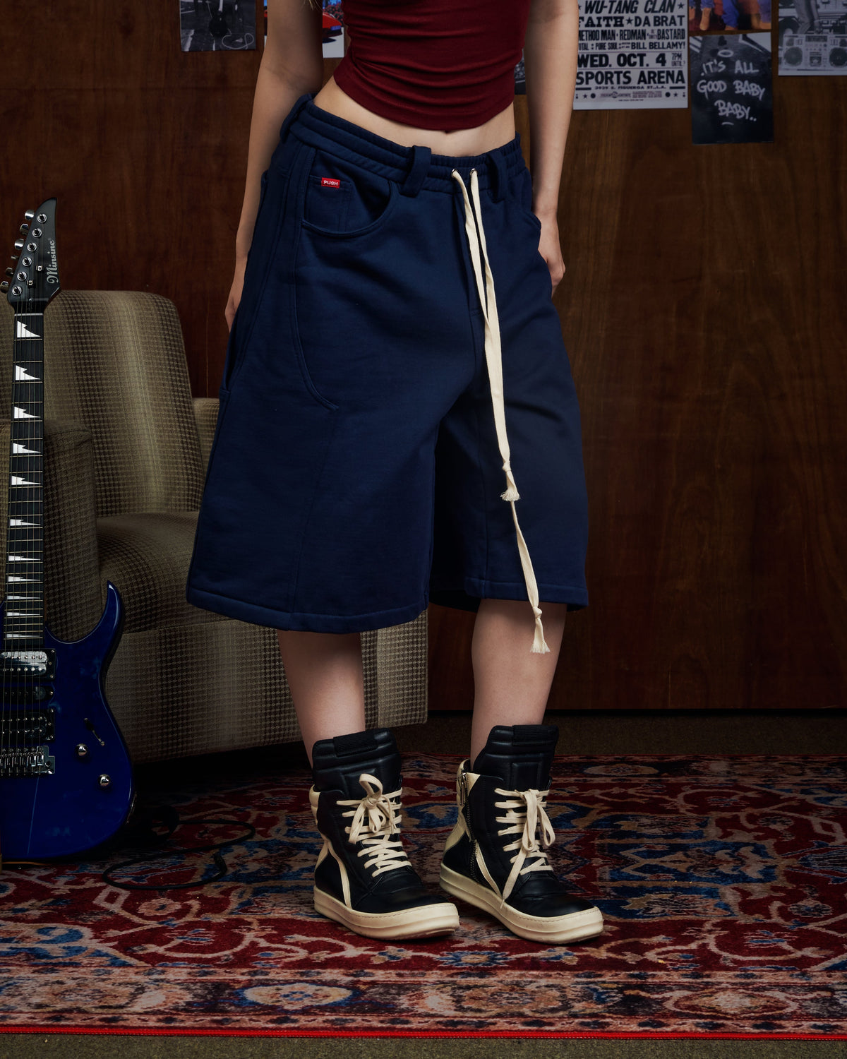 PUSH PUSH PP NIFTY SWEATSHORTS