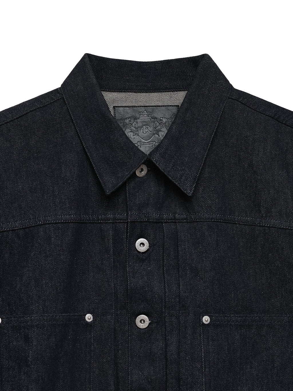6CRAYON 11.3oz Indigo Blue Non-Fade Short Denim Jacket