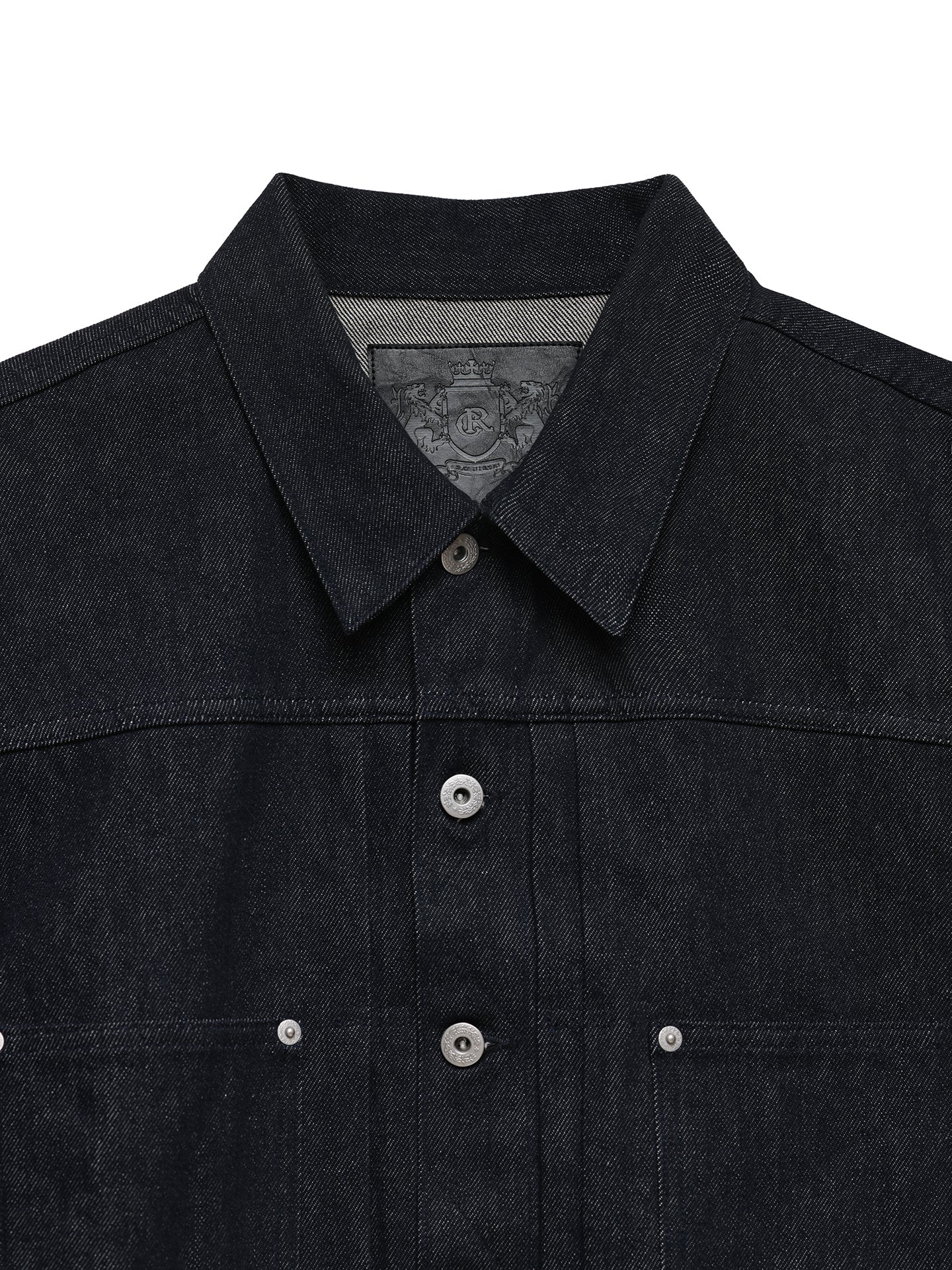 6CRAYON 11.3oz Indigo Blue Non-Fade Short Denim Jacket